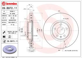BREMBO 09B97211 - DISCO DE FRENO