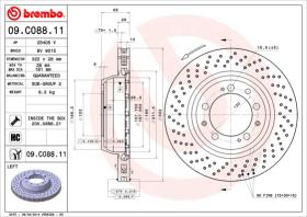 BREMBO 09C08811 - DISCO DE FRENO