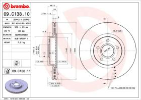 BREMBO 09C13810 - DISCO DE FRENO