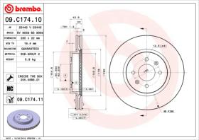 BREMBO 09C17410 - DISCO DE FRENO