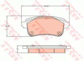 TRW GDB2136 - PASTILLAS DE FRENO