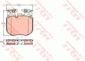 TRW GDB2147 - PASTILLAS DE FRENO