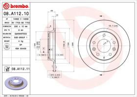 BREMBO 08A11211 - DISCO DE FRENO