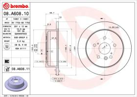 BREMBO 08A60811 - DISCO DE FRENO