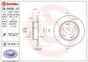 BREMBO 08B43911 - DISCO DE FRENO