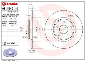 BREMBO 08N24911 - DISCO DE FRENO