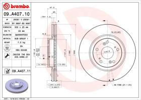 BREMBO 09A40711 - DISCO DE FRENO