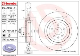 BREMBO 09A50811 - DISCO DE FRENO
