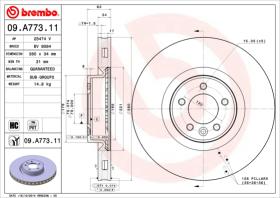 BREMBO 09A77311 - DISCO DE FRENO