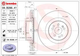 BREMBO 09B28641 - DISCO DE FRENO