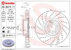 BREMBO 09B47411 - DISCO DE FRENO