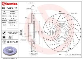 BREMBO 09B47511 - DISCO DE FRENO