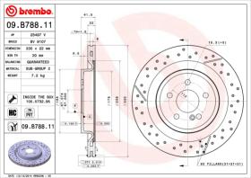 BREMBO 09B78811 - DISCO DE FRENO