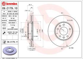 BREMBO 09C17911 - DISCO DE FRENO