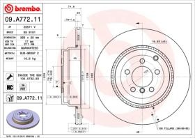 BREMBO 09A77211 - DISCO DE FRENO