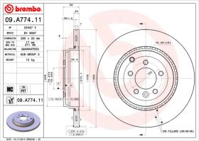 BREMBO 09A77411 - DISCO DE FRENO