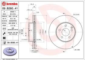 BREMBO 09B28041 - DISCO DE FRENO
