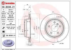 BREMBO 09B33821 - DISCO DE FRENO