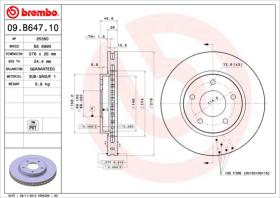 BREMBO 09B64711 - DISCO DE FRENO
