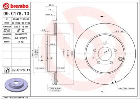 BREMBO 09C17811 - DISCO DE FRENO