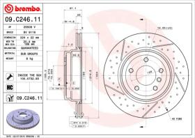 BREMBO 09C24611 - DISCO DE FRENO