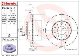 BREMBO 09D01811 - DISCO DE FRENO
