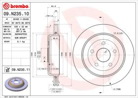 BREMBO 09N23511 - DISCO DE FRENO