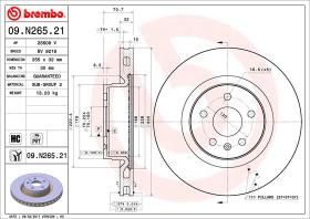 BREMBO 09N26521 - DISCO DE FRENO