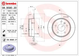 BREMBO 08958021 - DISCO DE FRENO