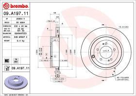 BREMBO 09A19711 - DISCO DE FRENO