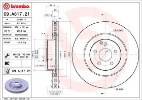 BREMBO 09A81721 - DISCO DE FRENO