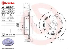 BREMBO 09C66211 - DISCO DE FRENO