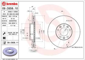 BREMBO 09C65811 - DISCO DE FRENO