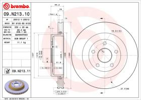 BREMBO 09N21311 - DISCO DE FRENO