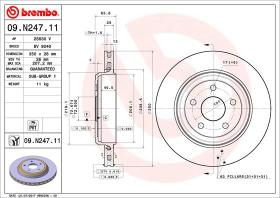 BREMBO 09N24711 - DISCO DE FRENO