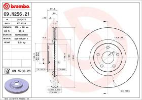 BREMBO 09N25621 - DISCO DE FRENO
