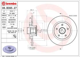 BREMBO 08B39527 - DISCO DE FRENO