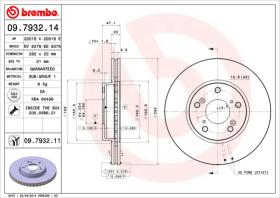 BREMBO 09793211 - DISCO DE FRENO
