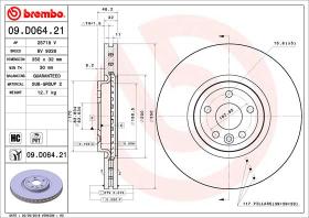 BREMBO 09D06421 - DISCO DE FRENO