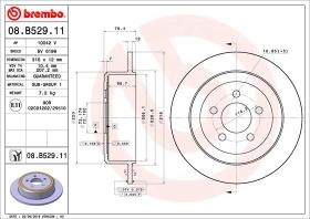 BREMBO 08B52911 - DISCO DE FRENO