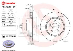 BREMBO 09C00411 - DISCO DE FRENO