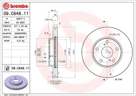 BREMBO 09C64811 - DISCO DE FRENO