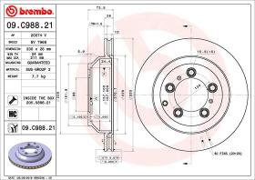 BREMBO 09C98821 - DISCO DE FRENO