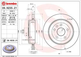 BREMBO 09N23521 - DISCO DE FRENO