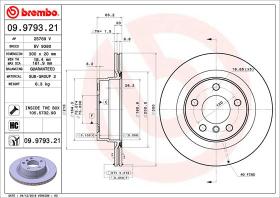 BREMBO 09979321 - DISCO DE FRENO