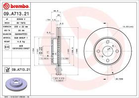 BREMBO 09A71321 - DISCO DE FRENO