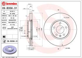 BREMBO 09B35631 - DISCO DE FRENO