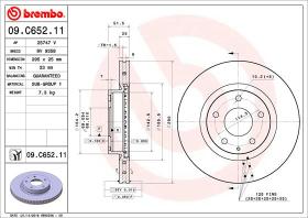 BREMBO 09C65211 - DISCO DE FRENO