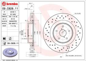 BREMBO 09C82811 - DISCO DE FRENO