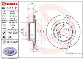 BREMBO 09D11211 - DISCO DE FRENO